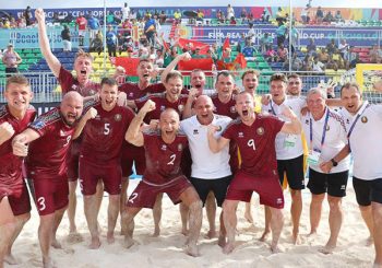 Беларусы ўпершыню заваявалі серабро чэмпіянату свету па пляжным футболе