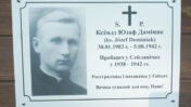 Шыльда памяці расстралянага ксендза
