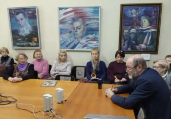 Прайшлі заняткі "Гістарычнай школы" на тэму "Гістарычны цэнтр Нясвіжа"