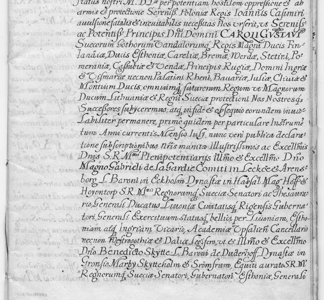 З гісторыі:  Кейданская унія 1655