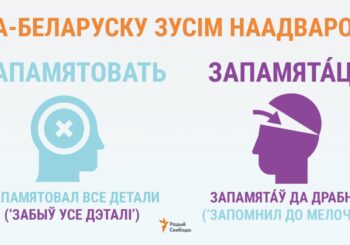 Па-беларуску зусім наадварот: запамятáць — не „запамятовать“!